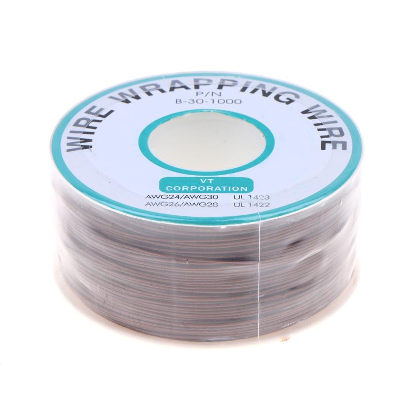 11 Colors 250M 30Awg Wire Wrapping Wire B-30-1000 Ul1423 Tinned Copper Solid Pvc Jumper Insulation Cable Ok Wire