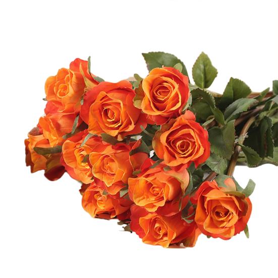 12шт искусственный цветок розы ручной работы домашний декор для свадебной вечеринки подарок на день Святого Валентина