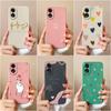 Case For OPPO Realme C51 C53 11 Pro+ 11x Narzo N53 Cover Fashion Shockproof Love Heart Phone Shell Bumper Liquid Silicone Matte For OPPO Shell