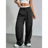 Women's Fashion Casual Stripe Print High Waist Trousers Pants & Capris