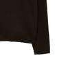 NOIRER Ribbed Zip-Up Knit (Brown)