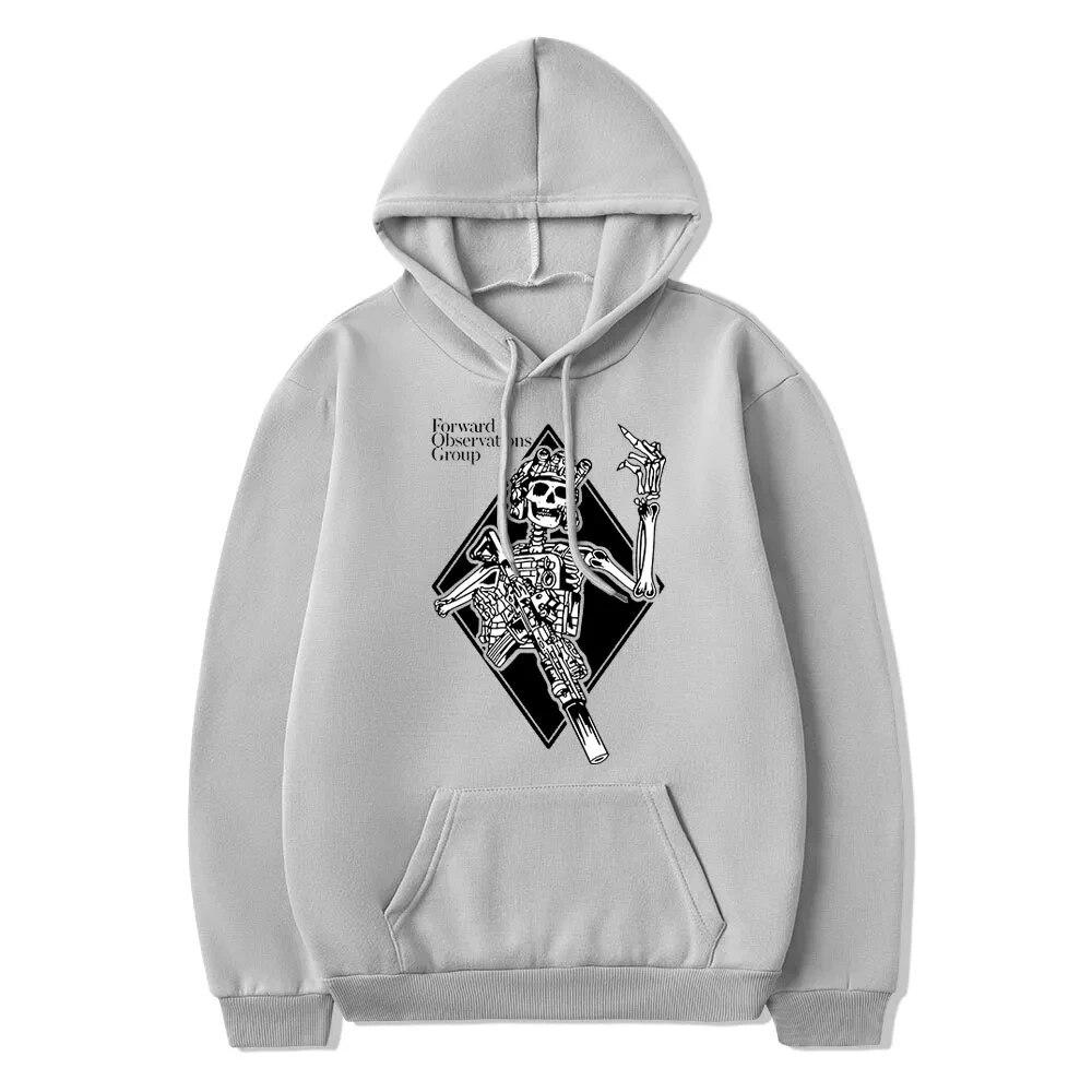 Осенне-зимняя толстовка унисекс с капюшоном Forward Observations Group пуловер с принтом черепа, женские толстовки, уличная одежда унисекс, одежда y2k