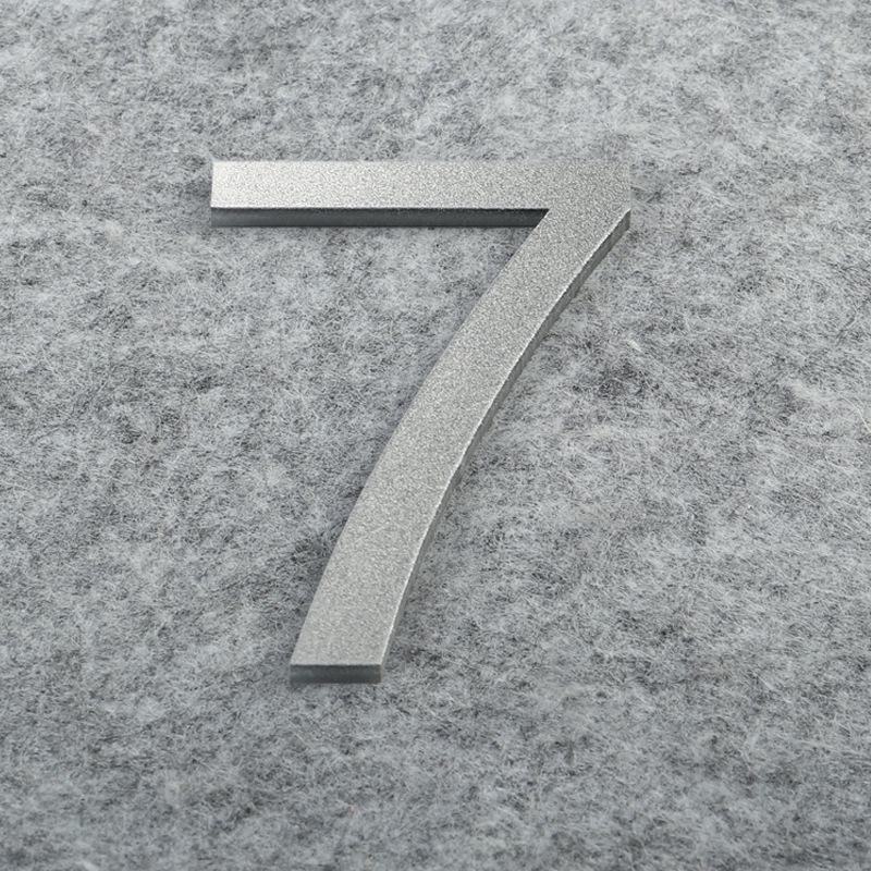 Матовая бронза золото 3D акриловые буквы номер дома настенные наклейки