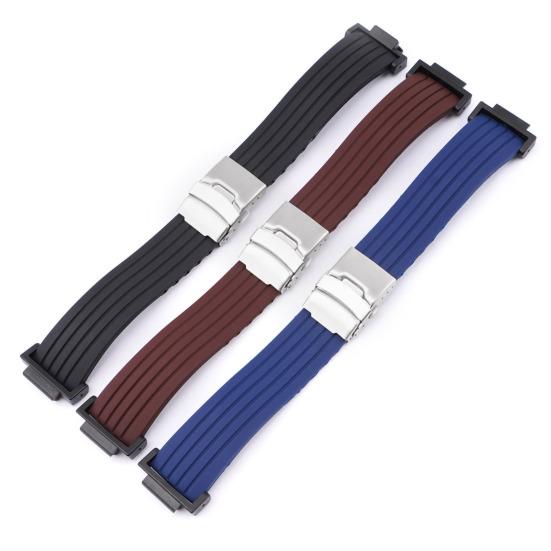 Watch Band Soft Waterproof Accessories 22mm Silicone Wrist Strap Bracelet Compatible for Casio GA-110/DW-5600/GA2100