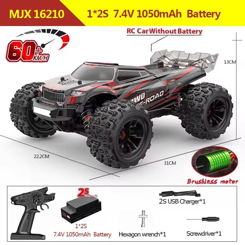 2024 New 1/16 4WD RC Car High Speed 70KM/H Climbing Racing Drift High Horsepower Brushless RC Racing Car RC Car Off-road Truck Toy Children's Gift