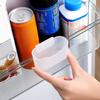 2Pcs Seasoning Storage Box Moisture-proof Multi-use Snap-in Design Storage Box Hanger for Refrigerator