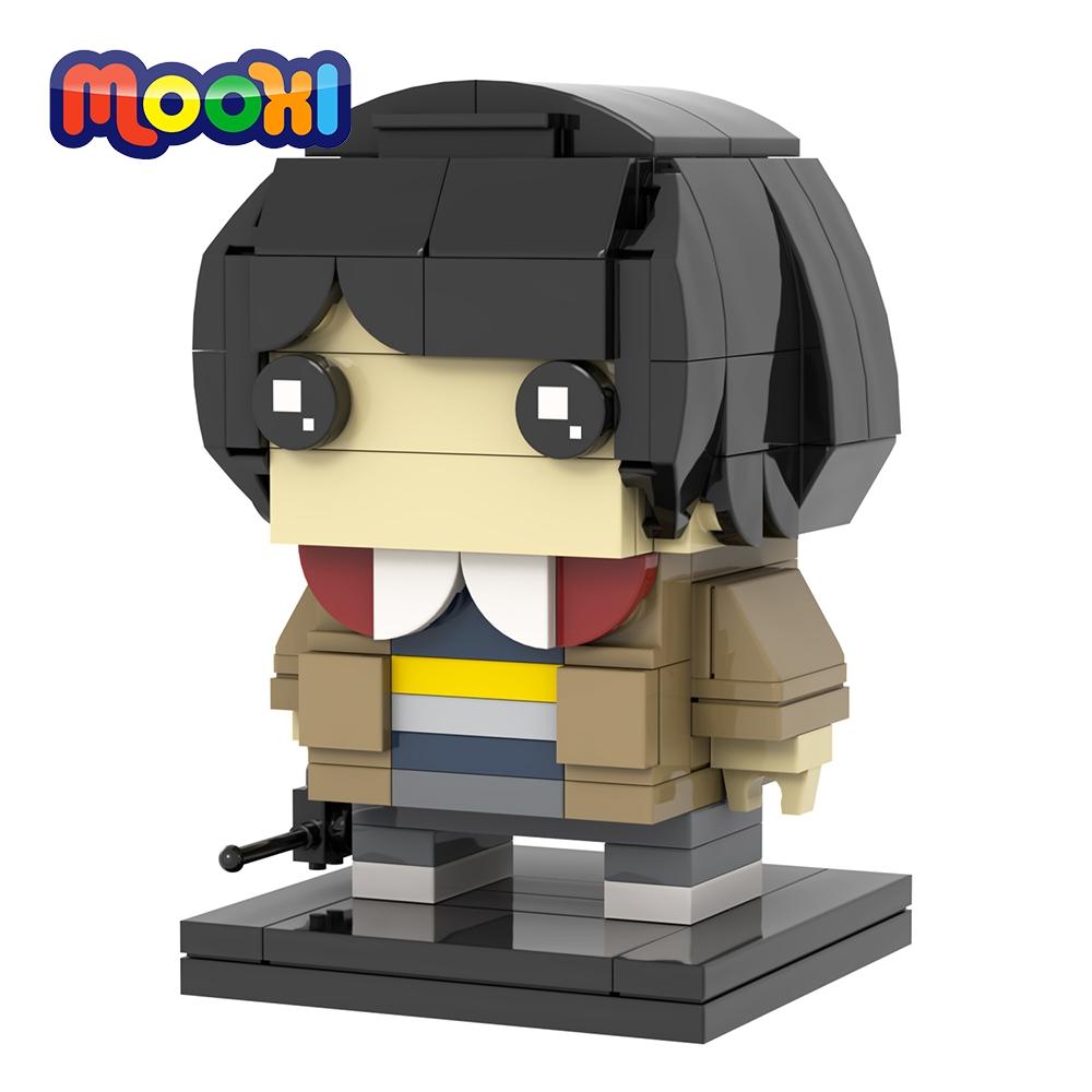 MOOXI Монстр Демодог Очень Странные Дела ТВ Сериал Фигурка Brickheadzed Существо Сборка Взрослый Набор Строительных Блоков Детская Игрушка MOC Кирпич Подарок
