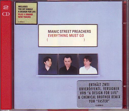 CD MANIC STREET PREACHERS Everything Must Go 4839302 Epic 1996 Европа Рок Б/у