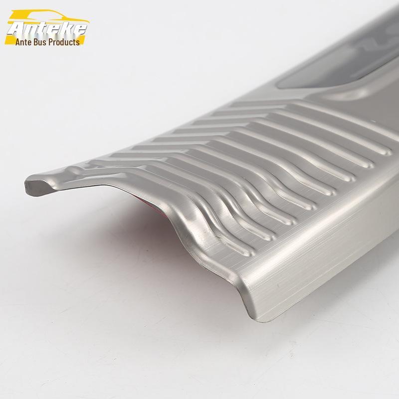 Fits 18 Lynk&Co 02: Door Sill Decoration & Bumper Trunk Sill Strip