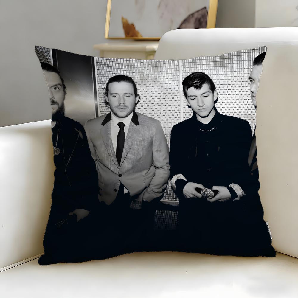 Классическая группа Arctic Monkeys Наволочка Мягкая Легко стирающаяся Подушка Универсальная для Дивана Кровати Путешествий и Офиса