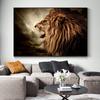 Современные черно-белые рычащие львы, животные, пейзажные постеры и принты, холст, картина, настенная картина для гостиной, домашний декор, без рамки