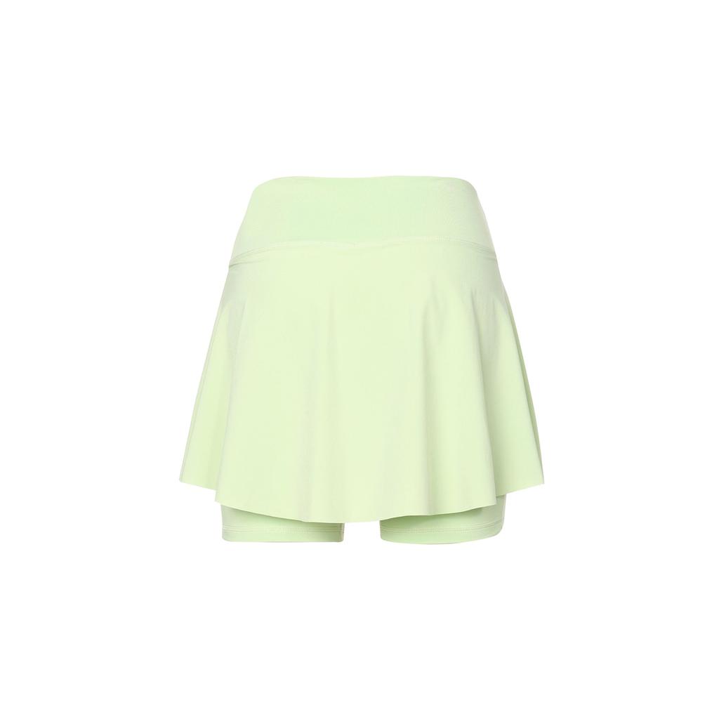 Nike Dri-FIT Advantage Solid Elastic Sports Quick-Dry Comfortable Tennis Skirt Women Юбки Melon-Green DX1422-343