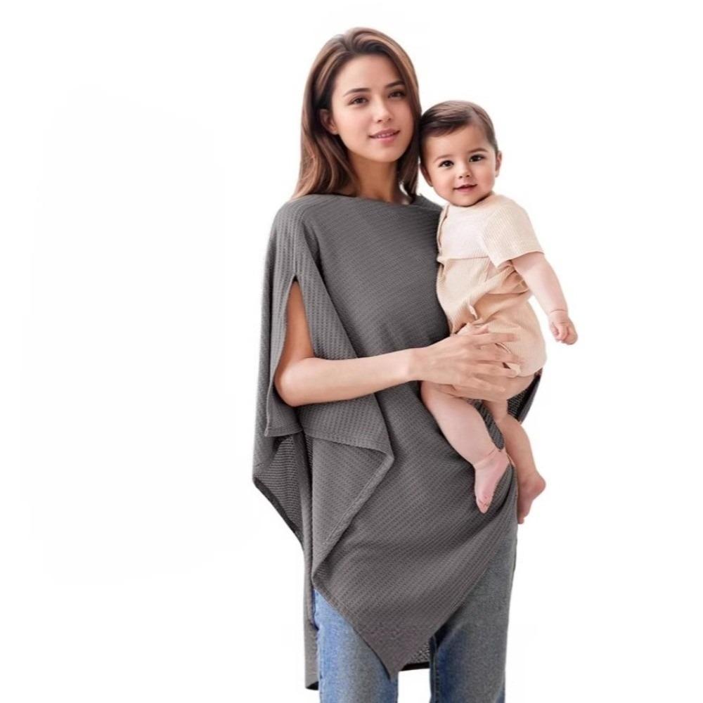 Soft Feeding Apron Breathable Nursing Poncho Stroller Cover Feeding Scarf Daily Use