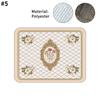 Quick Drying Dish Mat Printed Kitchen Tableware Coffee Draining Pad Dinnerware Cup Bottle Placemat Super Absorbent CoffeeMats