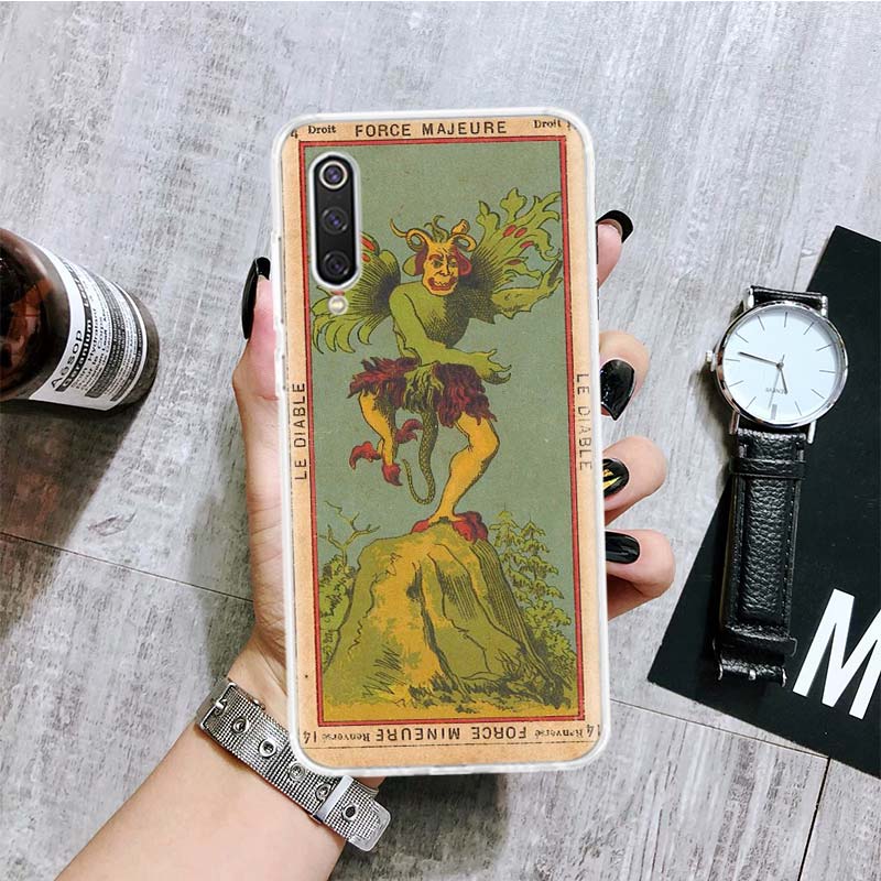 Чехол для телефона с изображением карт Таро для Xiaomi Redmi Note 10 9 8 11 Pro 11T 11S 10S 9S 9A 9C 9T 8T 8A 7 7A 5 с художественным рисунком