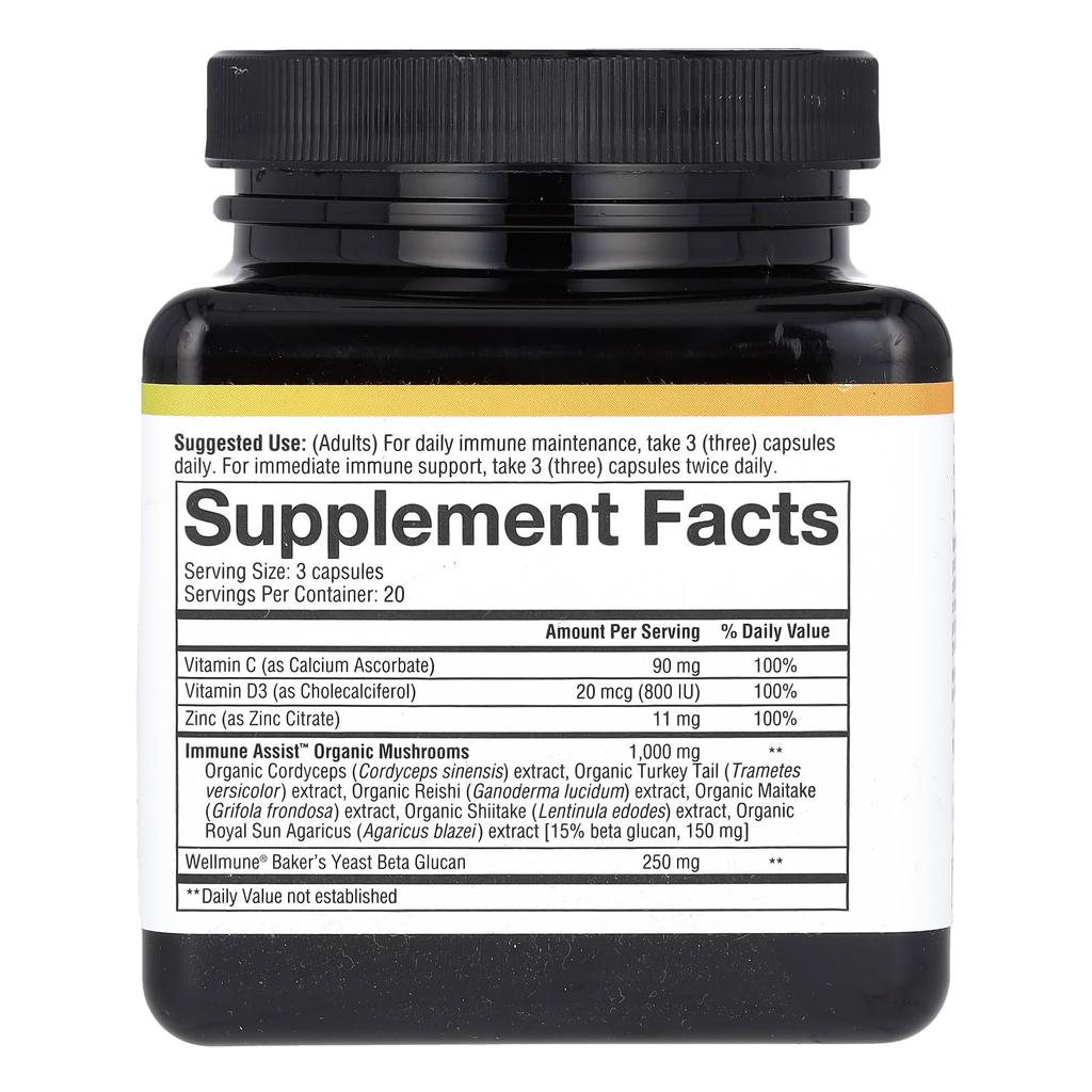 Immune+ Daily Wellness, Veggie Capsules 60