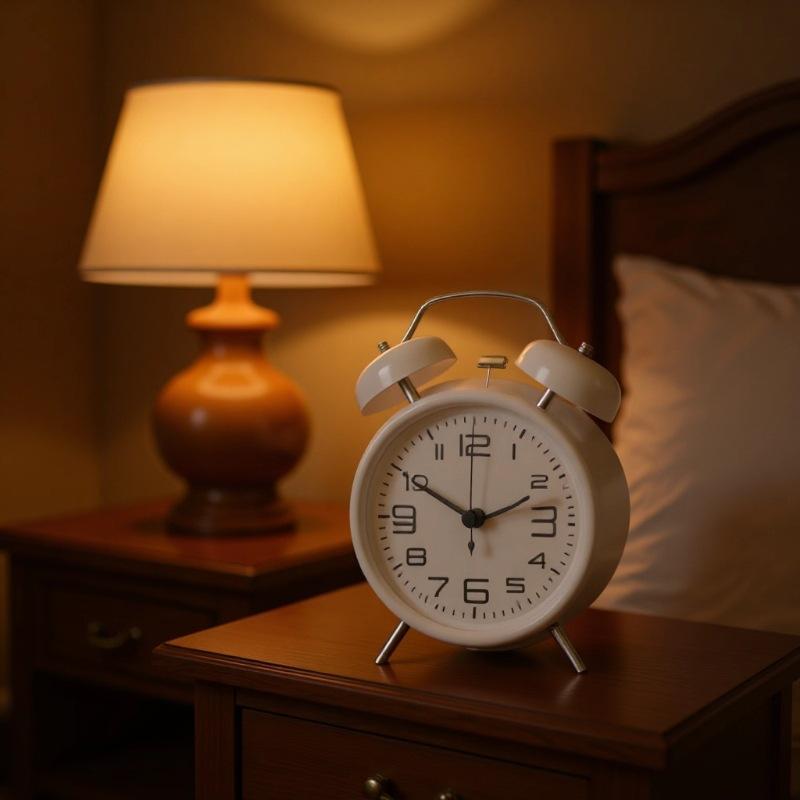 powerful mechanical alarm clock for primary school students and junior high school students. New wake-up alarm silent sound