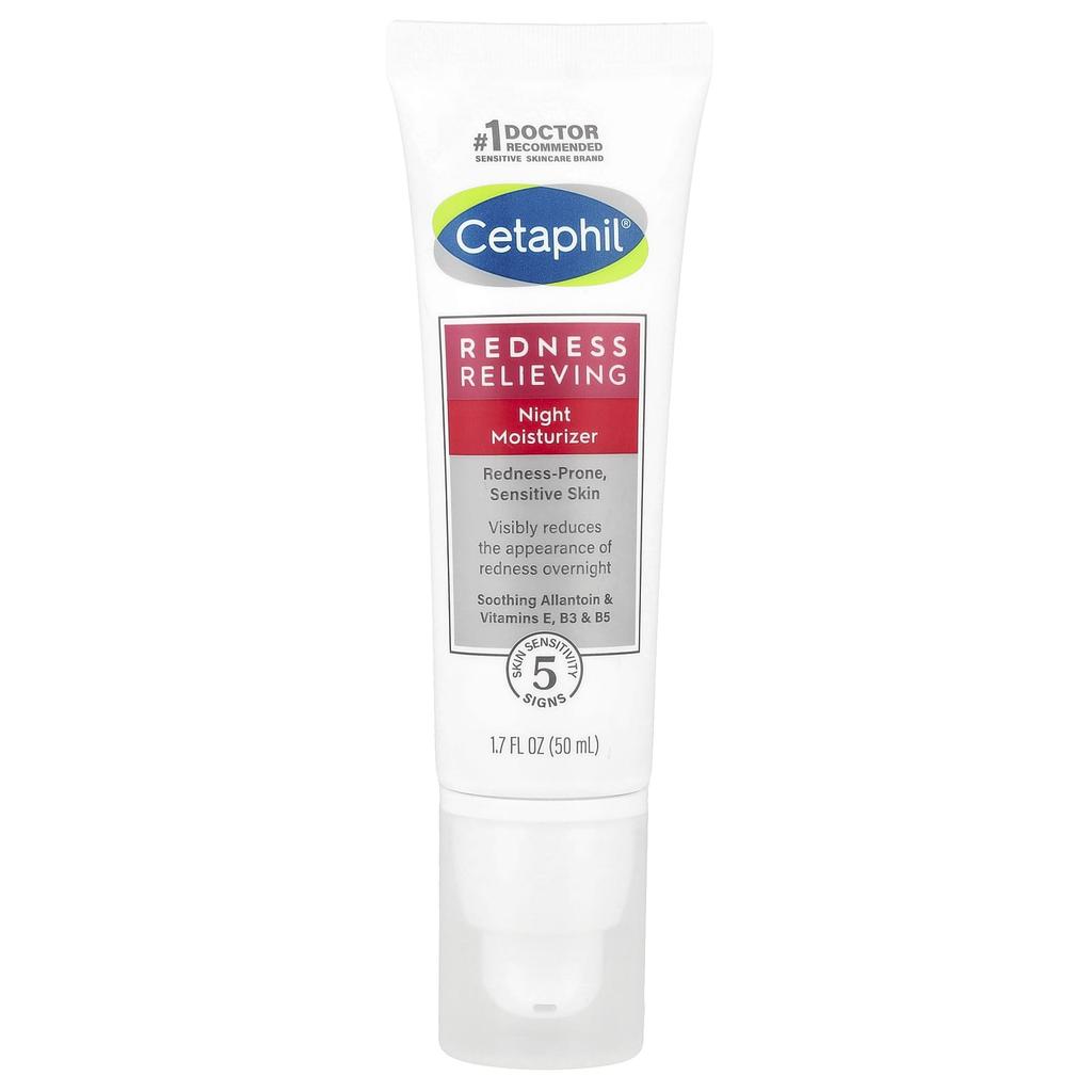Cetaphil, Устранение покраснений, Ночной увлажняющий крем, 1,7 жидких унций (50 г)