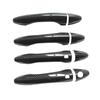 Door Handle Plastic Cover Trim Handles Covers for Kia Optima K5 TF MK3 2012 2013 2014 Car Accessories Imitation Carbon Fiber