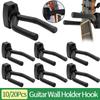 10/20 шт. Металлическая подставка для гитары Настенный держатель-крючок для акустической гитары Легко устанавливается с помощью винтов Аксессуар для инструмента гитары