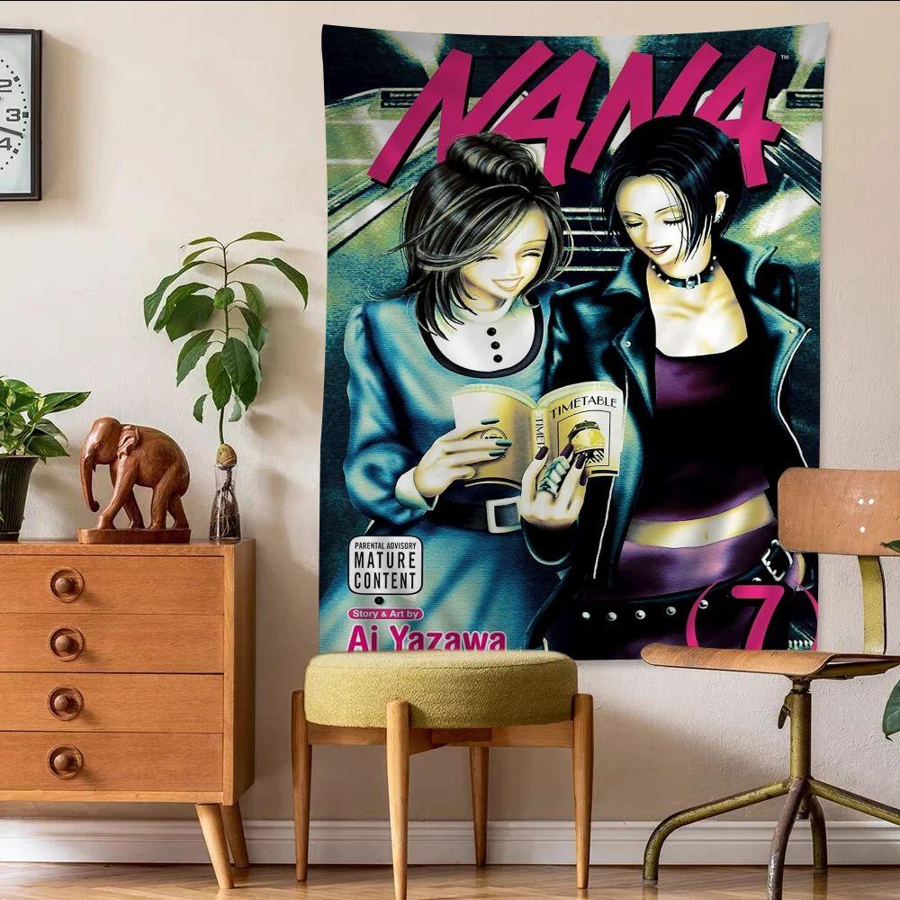 Retro Anime Tapestry, Cartoon Girl Wall Hanging, Home Decor For Bedroom, Gaming Room, Dorm, Living Room And Birthday