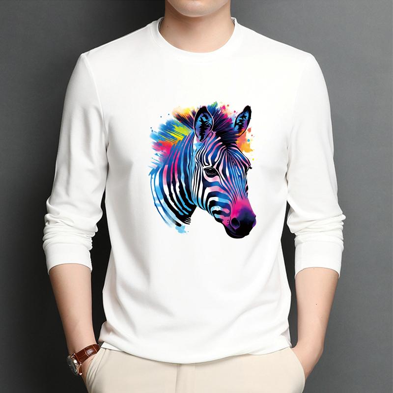 1/2pcs Zebra Head Heat Transfer Sticker, DIY Iron-On Decals For Clothes, T-Shirt Making, Pillow Decorating, Clothing Supplies & Appliques