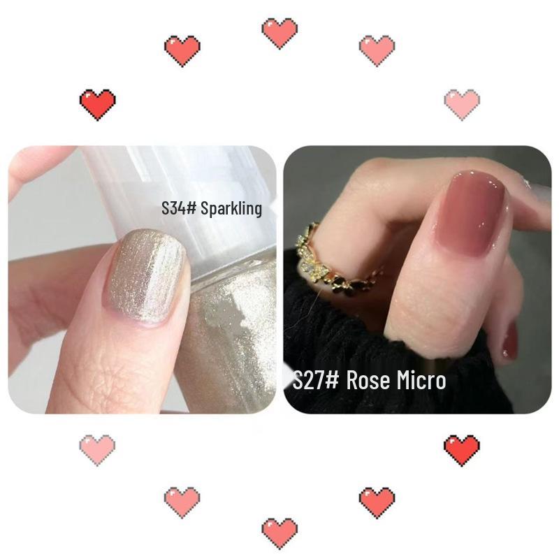 Aurora Отбеливающий Быстросохнущий Без Запаха Снимающийся Лак для Ногтей