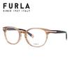 Used Furla Glasses Frame Wellington Type Stylish Reading Glasses Reading Glasses Asian Fit FURLA VFU175J 0K61 50 Size Unisex Men Women