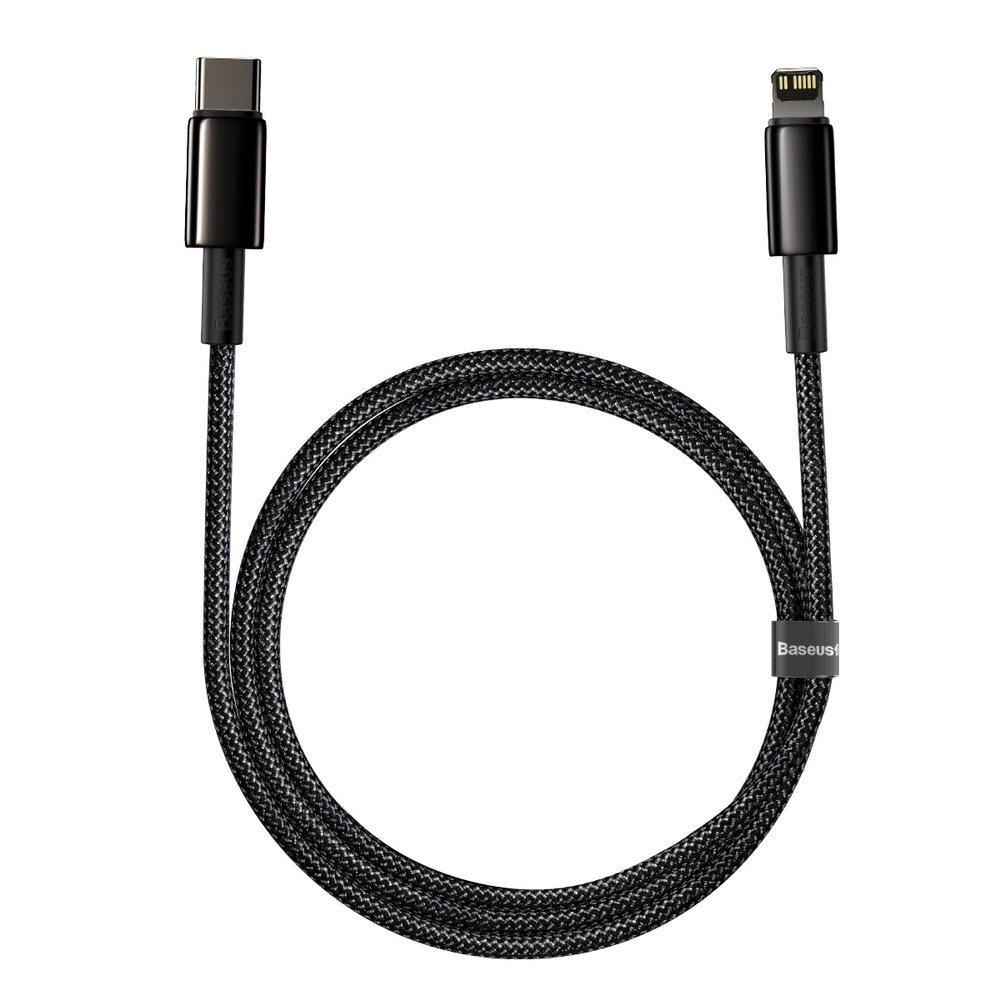 Baseus Usb Type C - Lightning Cable Fast Charging Power Delivery 20 W 1 M Black (Catlwj-01)