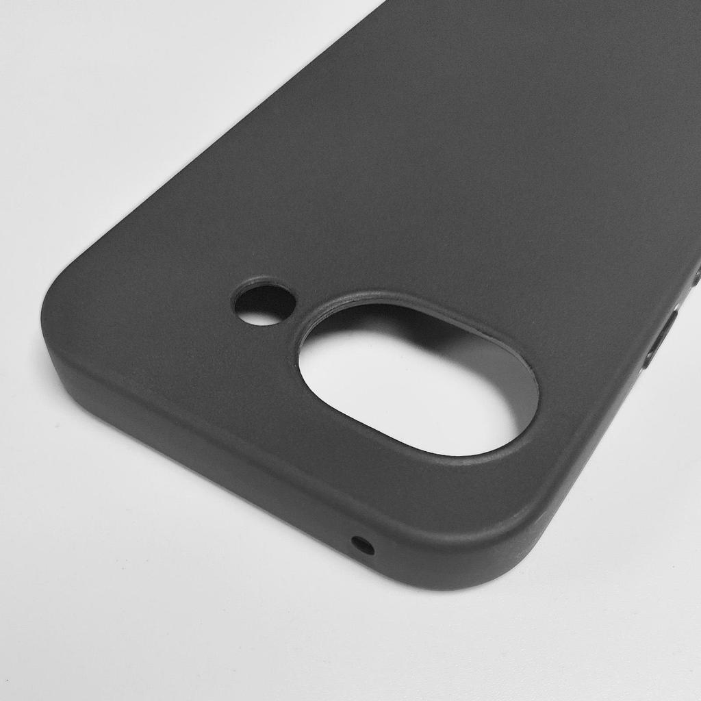 Черный матовый противоударный чехол из ТПУ для Google Pixel 10A