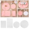 Style Playing House Dollhouse Plush Carpet Miniature Hairy Rug Mini Floor Mat Doll Accessories