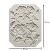 Rose Fondant Silicone Mold DIY Cake Mold Soft Candy Mold