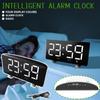 Super Loud Alarm Clock With Bed Shaker , Dual Vibrating Alarm Clock With USB Charger For Hearing-impaired Deaf