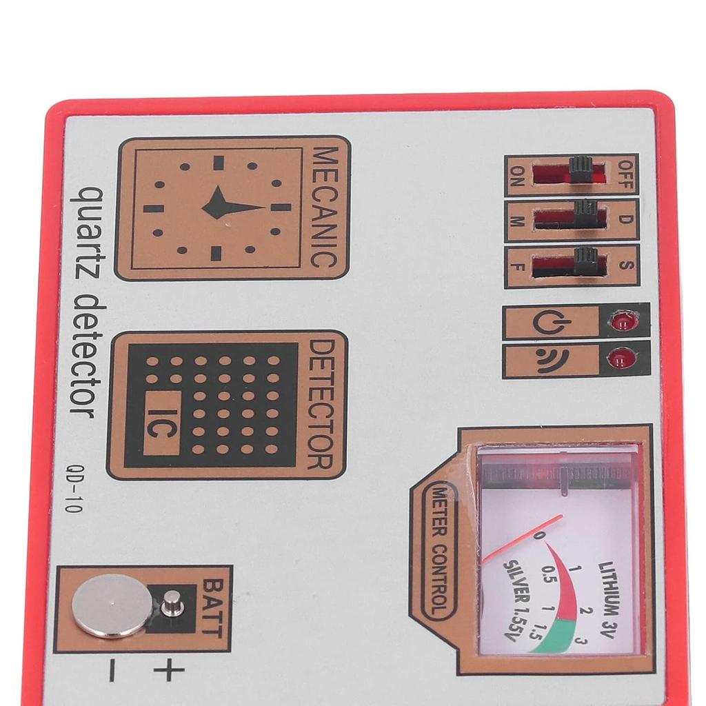 3-in-1 Watch Battery Tester Quartz Movement Timegrapher Demagnetizer Tool Multifunction Timing Machine Watch Demagnetization for Repairing Mechanical