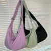 Women's Handbags Nylon Messenger Bags Trendy Dumpling Bag Lightweight Shoulder Bags Women Armpit Bag