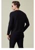 Air Layer Men's Hot Diamond Plush Logo Round Neck Hoodie