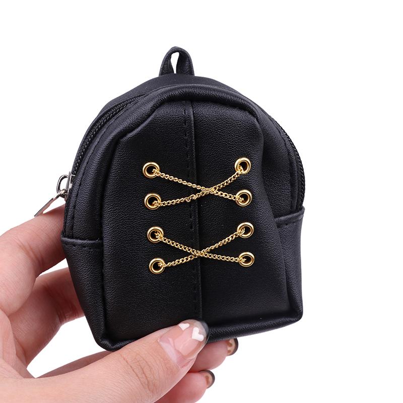 1:6 Dollhouse Miniature Backpack Chain Bag For 30Cm Doll Decor Play House Toy
