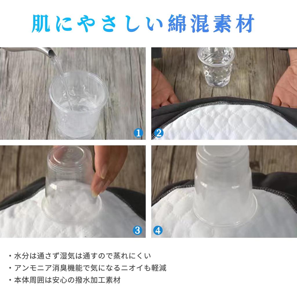 VIVIMODA Недержание Высоко и Надежно для Легкого Доступно в 2 или 3 Мужских Брюках, Абсорбирующие, Устойчивые к Запаху, Душные. Хлопок, 150 куб. см, Недержание.