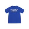 MLB Футболки Los Angeles Dodgers Унисекс Синие С круглым вырезом Умеренный прямой крой 31TS21931-07U
