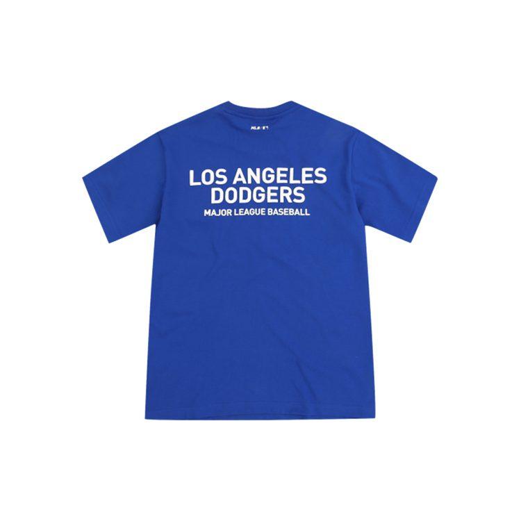 MLB Футболки Los Angeles Dodgers Унисекс Синие С круглым вырезом Умеренный прямой крой 31TS21931-07U
