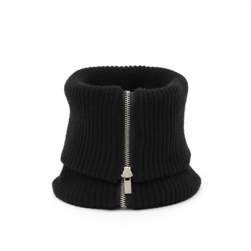 UNDERCONTROL STUDIO ДЛИННЫЙ БАФ / КАШЕМИР с добавлением / В рубчик / МТ ЧЕРНЫЙ