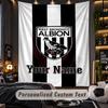 Гобелен West Bromwich Albion FC С индивидуальным именем Текст Персонализированный настенный гобелен Домашний настенный декор