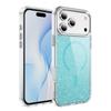 Магнитный защитный чехол с блестками для iPhone 17 Pro Max с кнопками из алюминиевого сплава