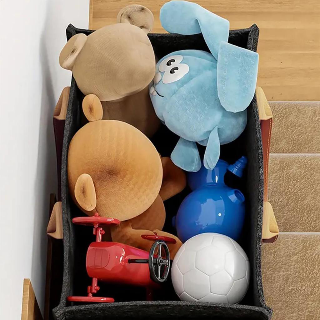 Корзина для лестницы Прочная лестничная корзина Органайзер для хранения Портативный Многофункциональный Компактный L-образный органайзер для дома