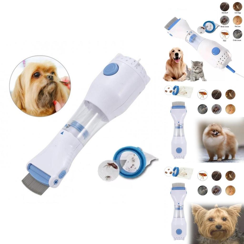 Premium Electric Flea And Lice Removal Comb For Dogs And Pets With Durable Abs And Stainless Steel