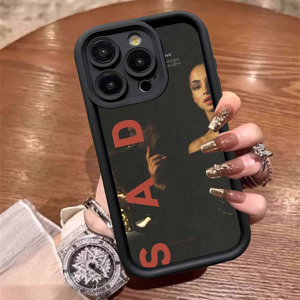 Чехол для телефона певицы Sade Adu для iPhone 17 16 15 14 Plus 13 12 11 Pro Max Силиконовый чехол