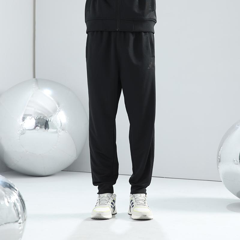 Adidas Винтажные три полоски средней посадки зауженные трикотажные джоггеры унисекс джоггеры черные TR30P1T-BB