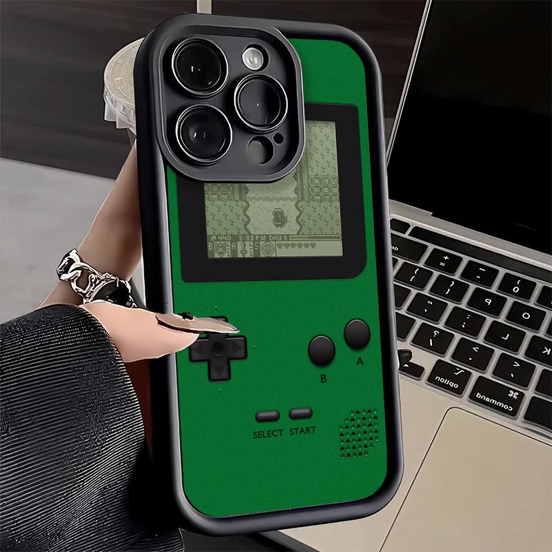 Phone Case for iPhone 17 Air 16E 15 16 Pro Max Game Console Trend Pattern Cover 14 Plus 13 12 Mini Soft Shell Silicone Fundas