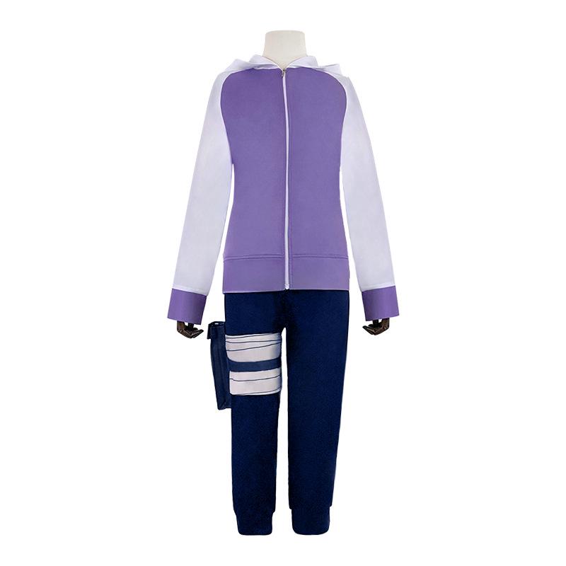 Hinata Hyuga Battle Suit Cosplay Costume from Naruto Shippuden