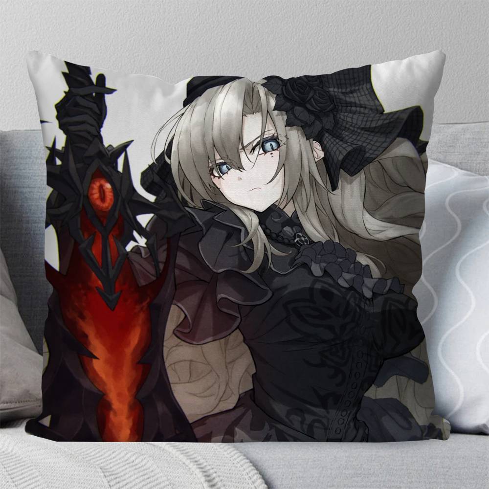 Kriemhild Animated Game Fate Grand Order Pillow Case Fashion Square Pillowcase Bedroom Sofa Room Ins Decoration Leisure